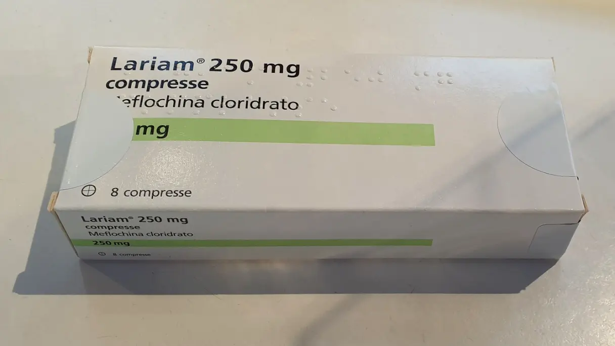 I searched long and hard, visiting over a dozen pharmacies, to find a box of lariam (to photograph). I eventually found this one in an international airport.