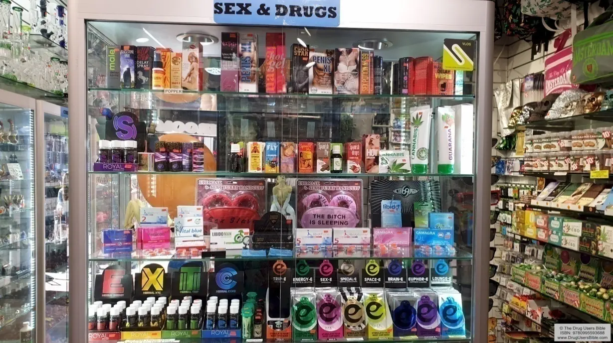 A selection of erotic drugs, Amsterdam