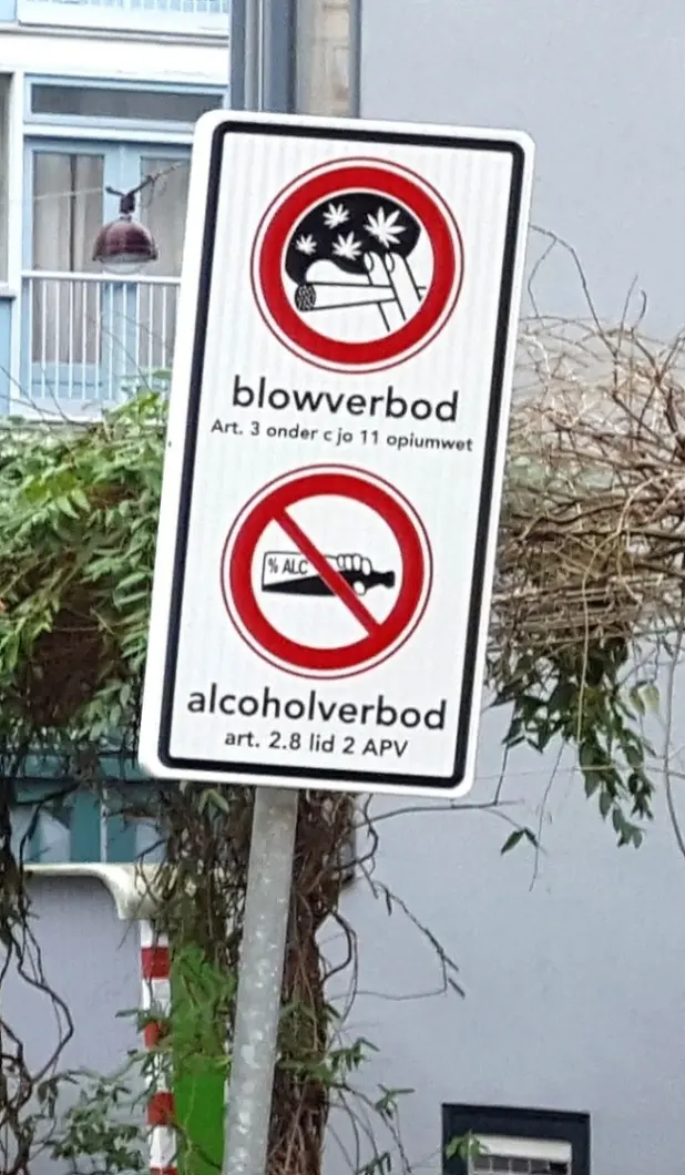 Don’t smoke weed or drink alcohol in a kid&rsquo;s playground
